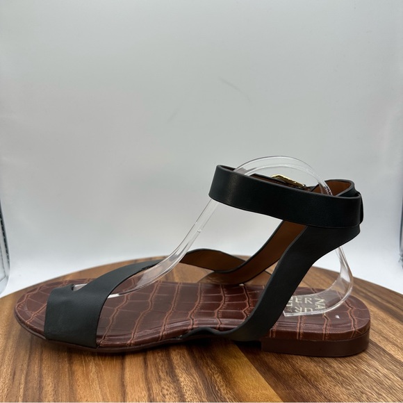 Naturalizer Sally Ankle Strap Toe Loop Sandals Black Women's Size 11M - Picture 6 of 11